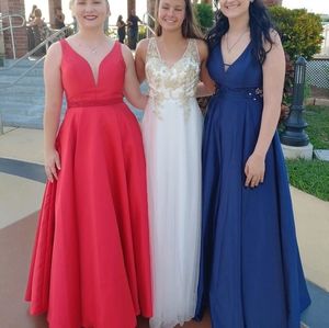Red prom dress